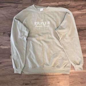 Prayer Changes‎ Things Women Crew. Size M